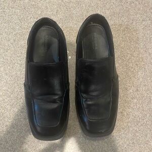 .boys black dress shoes size 1
